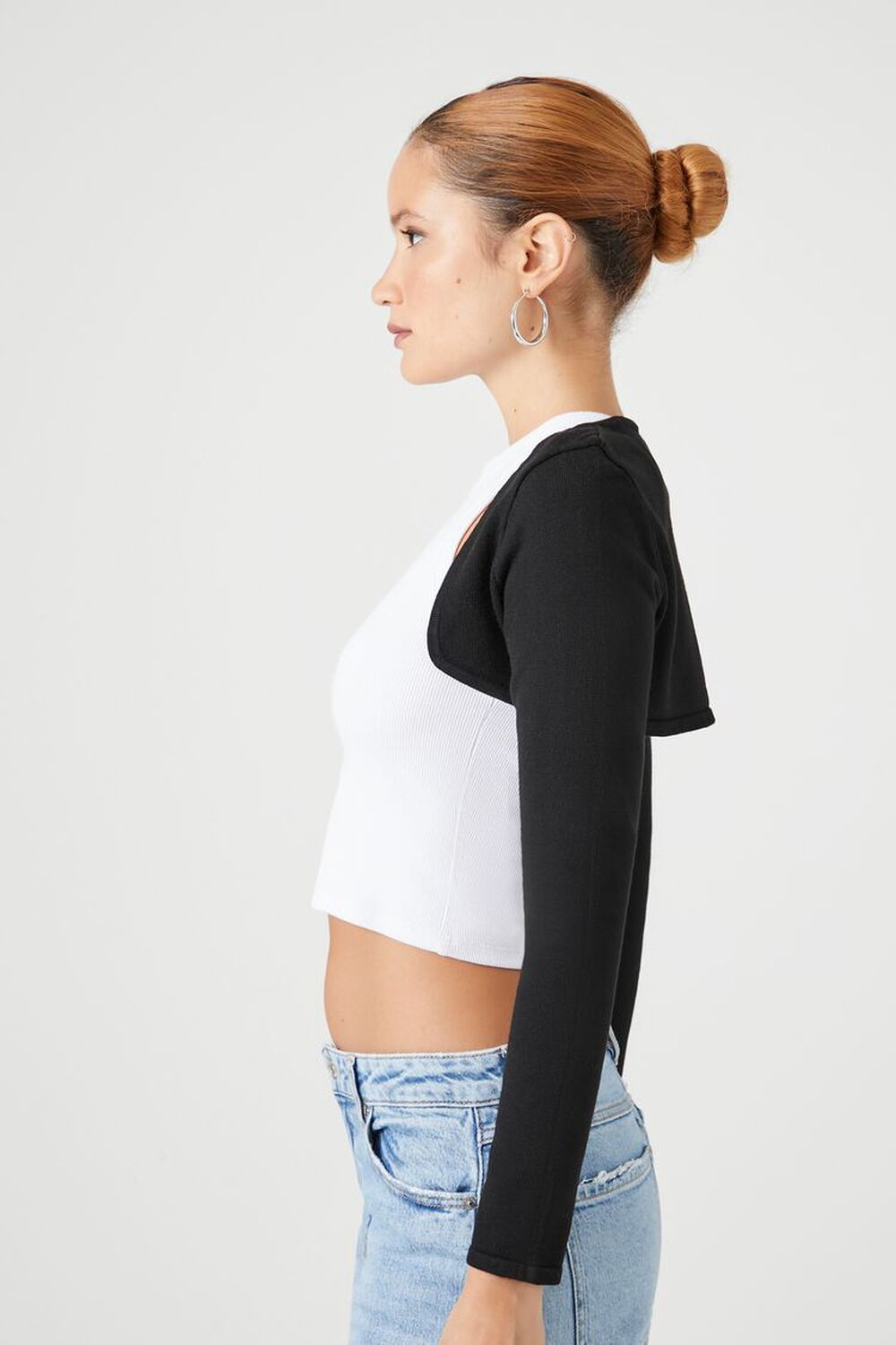 Open-Front Shrug Sweater